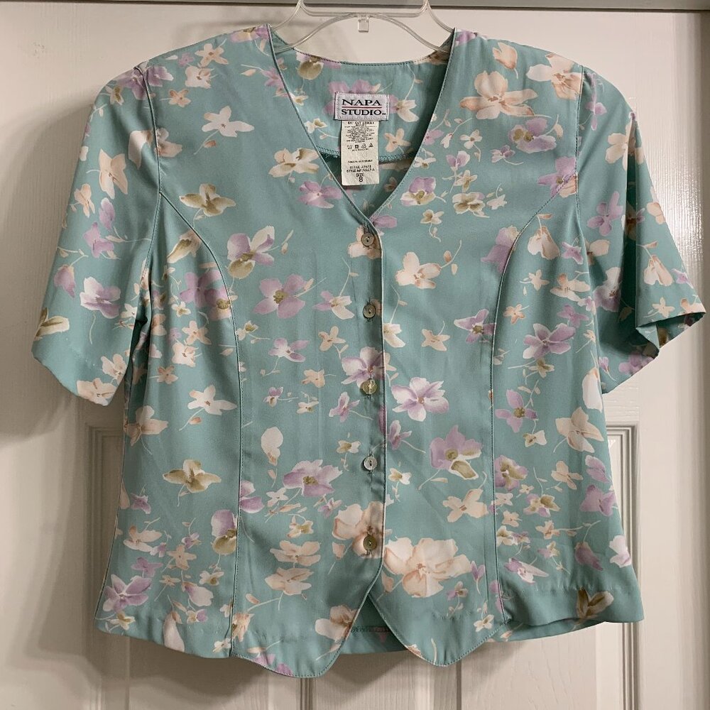 Napa Studio Vintage Women's Blouse, Size 8